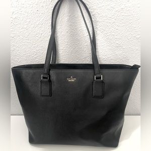 Kate Spade Large Black Tote Bag Normal Used